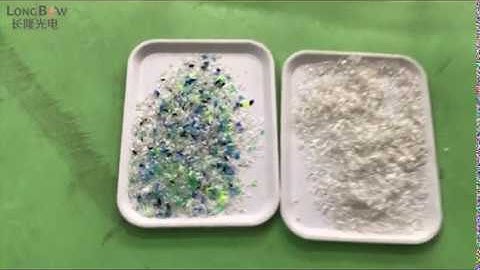 Longbow Plastic PE/PET/PVC Flakes Color Sorting Machine