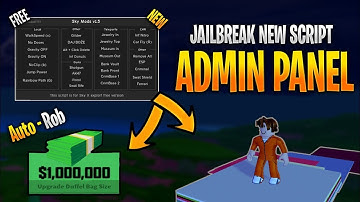 Jailbreak  Hack  Script  3 5 MILLION CASH PER DAY  SPAWN NUKE  OP