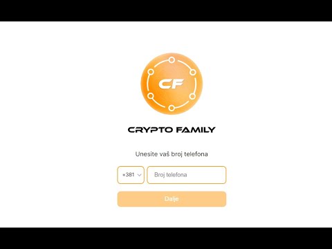 How to create account on Cryptofamily site