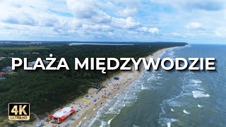 Plaża Międzywodzie z drona | Lato | LECE W MIASTO™ [4k]