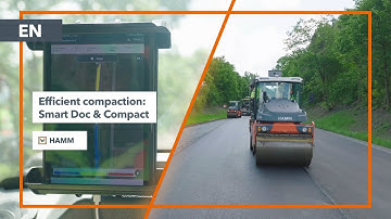 Hamm | Smart Doc and Smart Compact in Action: Efficient Asphalt Compaction at Low Temperature
