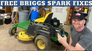 Briggs No Spark  Spark Test & Free Fix! (Plug & Coil Cleaning)