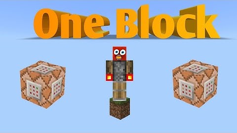 How to make your own one block Skyblock