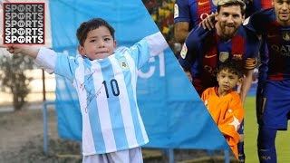 In one of the more heartwarming sports stories year, young afghan boy
who was spotted wearing a plastic bag converted into lionel messi
argentin...
