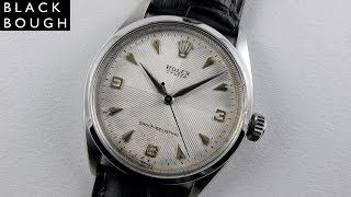 Rolex Oyster Ref. 6480 steel vintage wristwatch, dated 1956 - YouTube