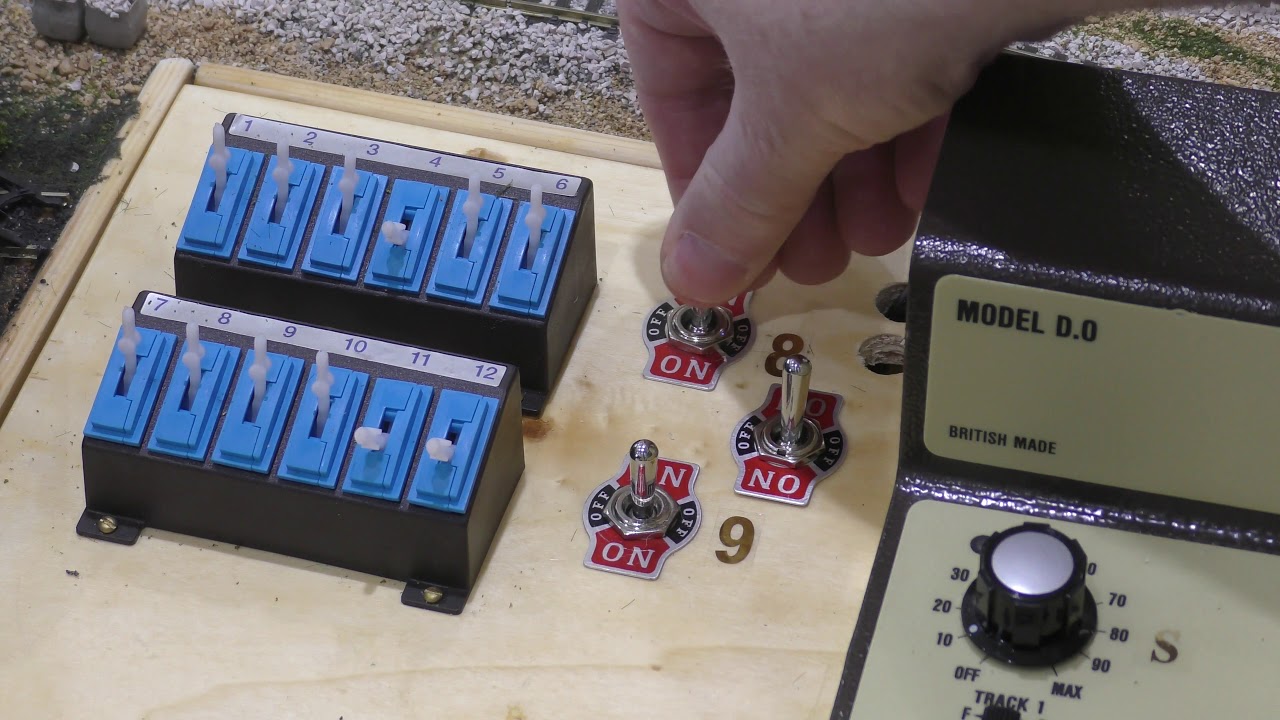 How the power is controlled on my layout. YouTube