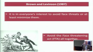 Module 9: Extra material Persuasion and Emotion: Exploring face and facework in educational settings
