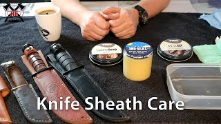 How to take care of your Leather Knife Sheaths