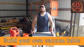 vacuum table