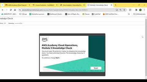 Module 3 Knowledge Check - AWS Academy Cloud Operations [52217]