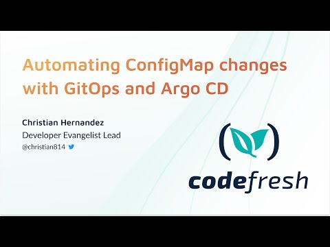 Automating ConfigMap changes with GitOps and Argo CD