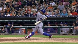TEX@DET: Odor Crushes A Solo Home Run To Deep Right TEX@DET: Odor Crushes A Solo Home Run To Deep Right