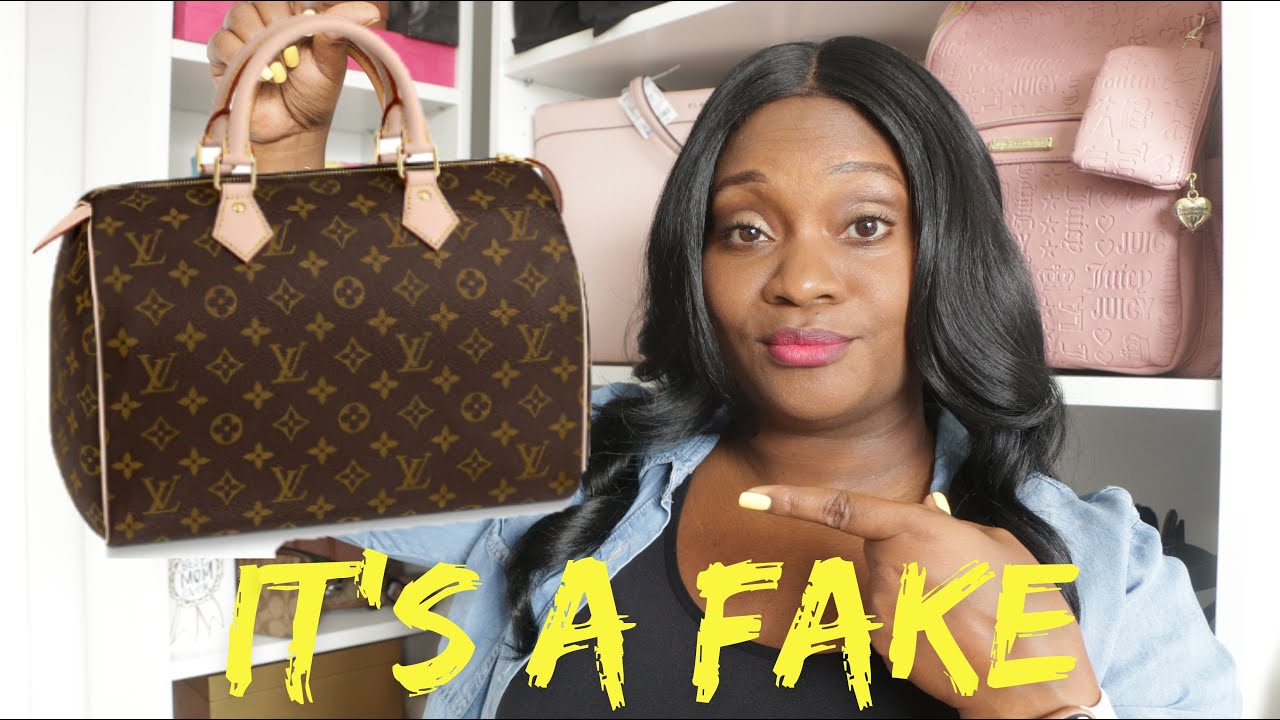 Fake vs Real, Louis Vuitton Monogram Speedy 25