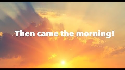 Ernie Haase & Signature Sound - "Then Came The Morning" [Official Lyric Video]