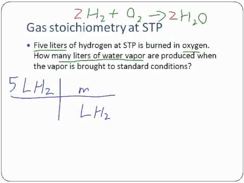 Chemistry - Gas Stoichiometry 1 - YouTube