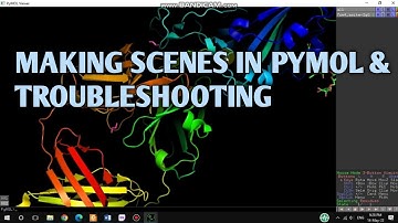 Pymol II Making scenes using pymol and troubleshooting II  xgene & proteinx