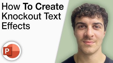 Powerpoint - How To Create Knockout Text Effects [2025 Full Guide]