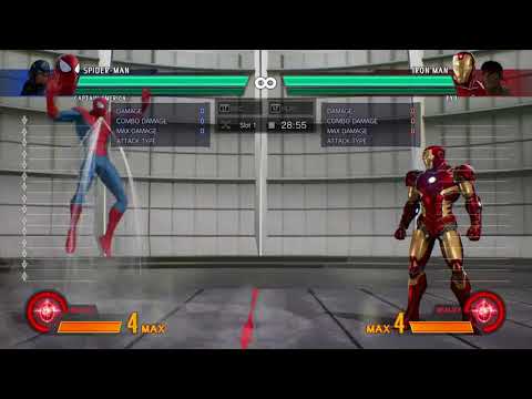 MvCI: Super Hop Varying Heights (Marvel Vs Capcom Infinite)