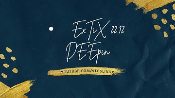 ExTiX 22.12 With Worst deepin os Experience