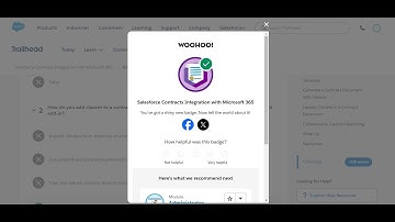 Salesforce Contracts Integration with Microsoft 365 - Salesforce Trailhead