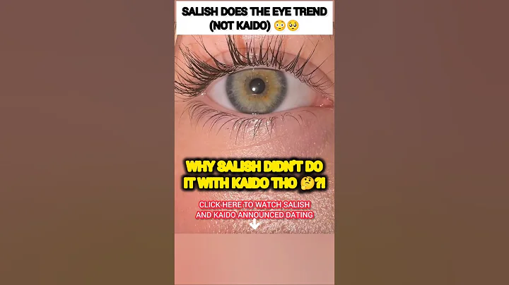 Salish Matter does the eye trend! (not Kaido)😳 #trending #shorts #viral #funny #shortvideo #tiktok