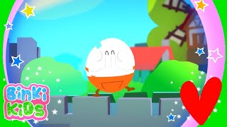 Humpty Dumpty | Sharing Song | Head Shoulders Knees & Toes | Finger Family Song | Binki Kids
