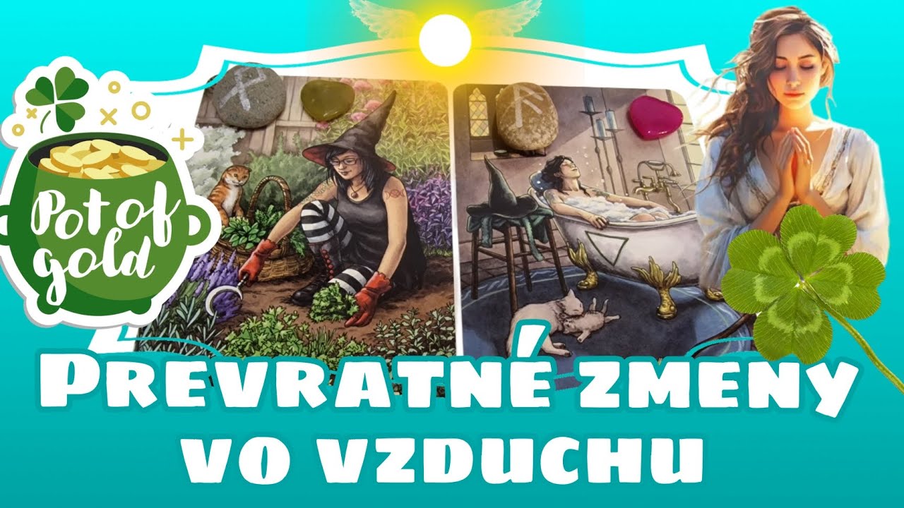 PEVRATNÉ ZMENY VO VZDUCHU ⚡️🍀👼 #vykladkaret #vestenie #vykladkariet