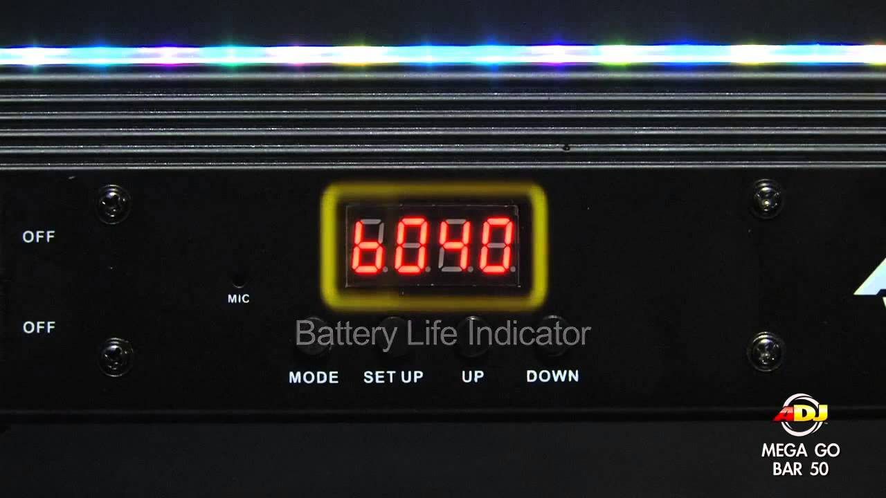 AMERICAN DJ: LEDウォッシャー MEGA BAR LED RC - YouTube