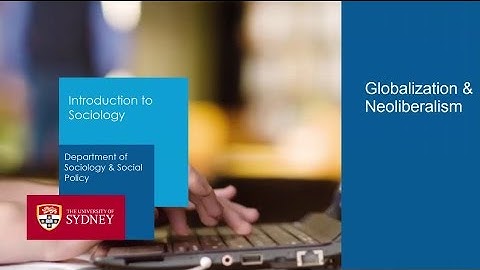 Globalization and Neoliberalism