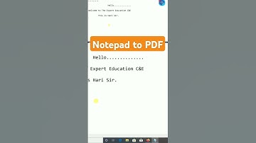 Microsoft print to PDF! How to save notepad file in PDF? #papyr #notelets #clipbook #notepad #one