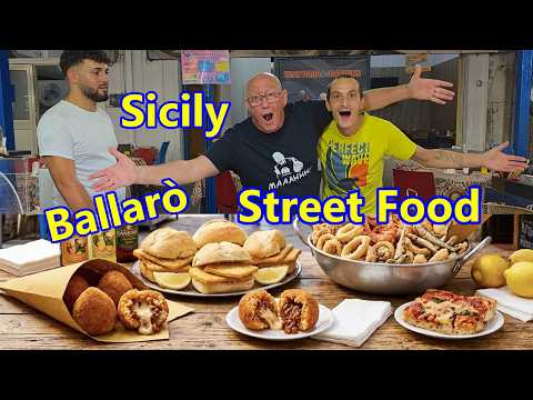 Video Sreet Food al Mercato Storico di Ballarò lato Casa Professa - Palermo (Sicily)