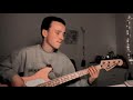 linas adomaitis - tavo spalvos (live) bass cover