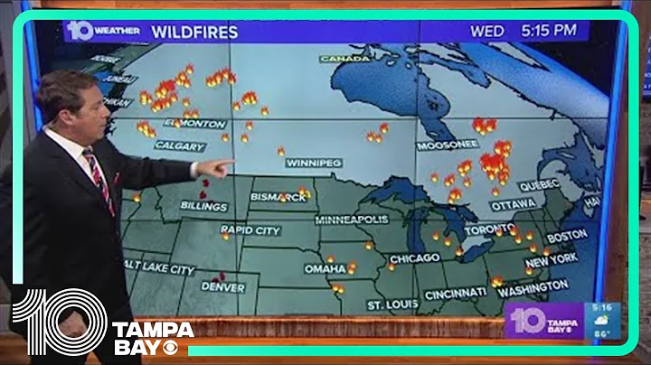 Hazardous smoke from wildfires hangs over millions in Canada, US