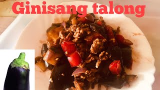 I’m cooking ginisang talong (sauté eggplant) practice makes perfect 