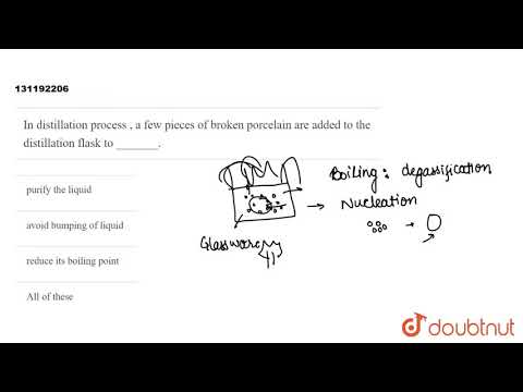 Video: Varför används porslinsbitar vid destillation?