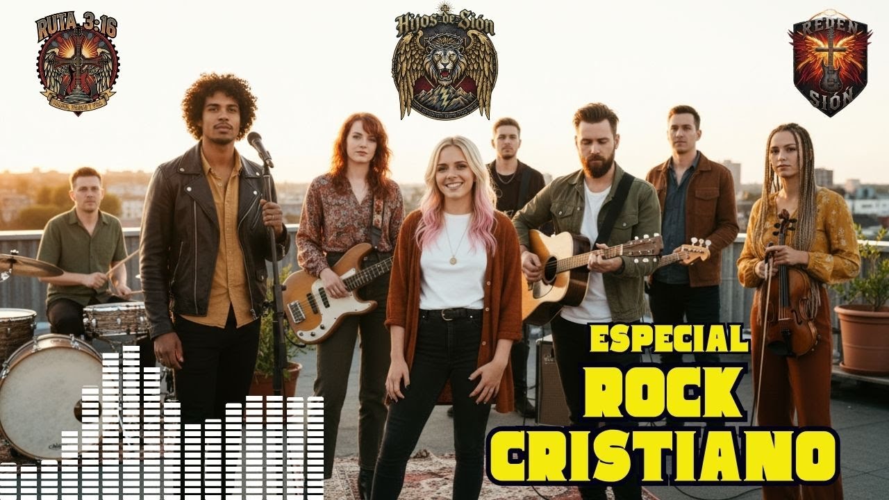 ❤️‍🔥🔥 Especial Rock Cristiano en Español 2025 | Vivo por Jesús, Rock en Vivo 🎸