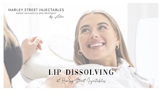 Lip Filler Dissolving Treatment at Harley Street Injectables with Arabella-Chi