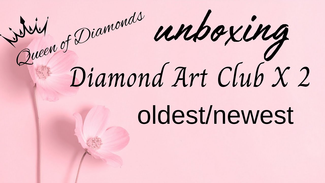 Распаковка набора Diamond Art Club (2 шт.)