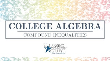 Compound Inequalities