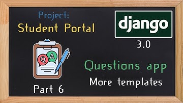 Django Student Portal - questions app part 6  | 27