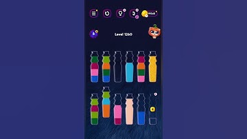 Get colour level 1260 solution | Water sort and pouring game