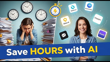 5 AI Tools That Save You HOURS Every Week ⏰ | Work Smarter, Not Harder!