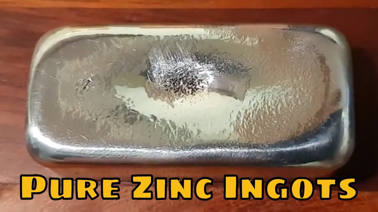 Details about   Single zinc ingot 99.97 Pure Great For Smelting,Castings,Smithing,Anode,Sinker  
