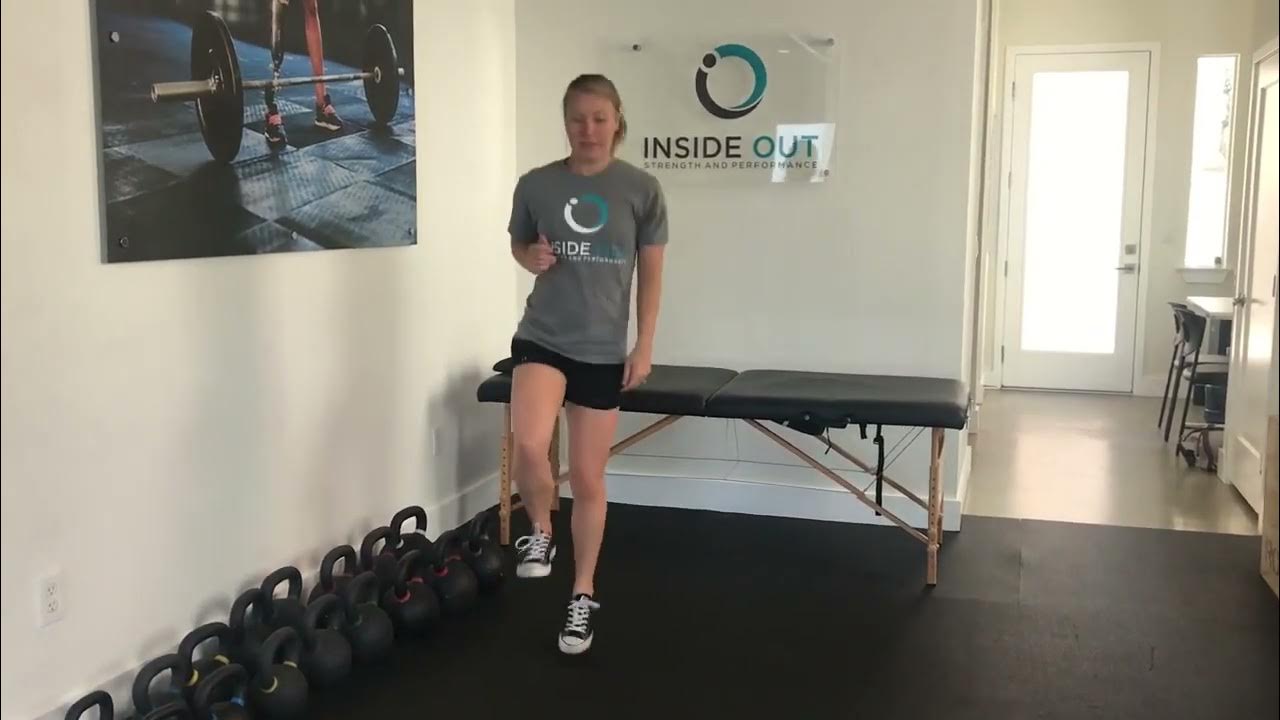 One leg ankle hops in place return to running protocol youtube