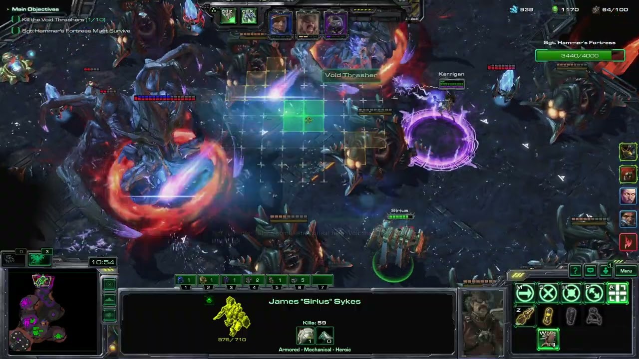 [WM510] Война на истощение, Тих (P2) и Керриган (P3)