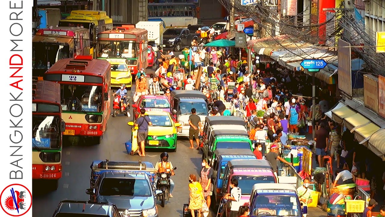 Bang Kapi Street Market BANGKOK | Saturday Morning 7 AM - YouTube