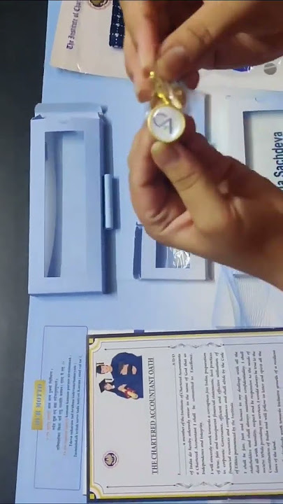 Unboxing CA Convocation Kit #motivation #ca #icai #convocationceremony