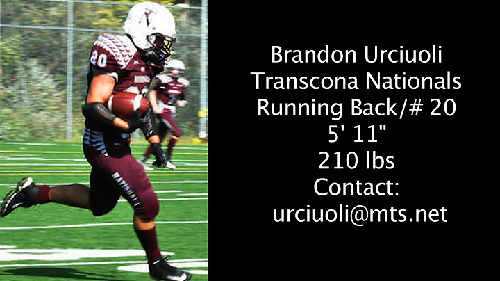 Brandon Urciuoli MFLM 2015 Junior Season