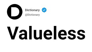 Sports Performance Valueless Meaning In English