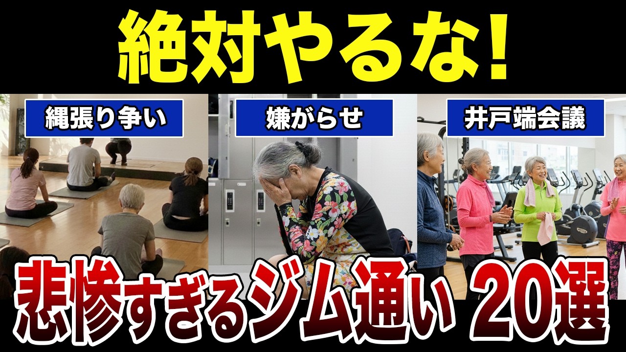【老後が台無し】やらなきゃよかった…60歳以上が絶望した「地獄のジム通い」20選 シニア口コミ紹介します